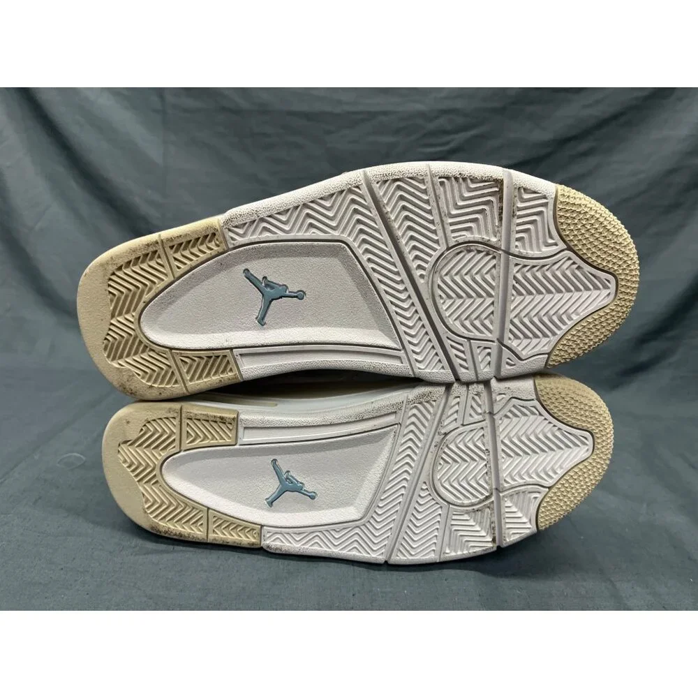 Nike Boys Air Jordan 4 Retro (GS) Sneakers Sand 487724-118 Size 6 DISPLAY MODEL! - Picture 11 of 16